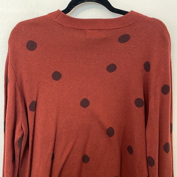 Ava & Viv Polka Dot Crewneck Sweater - Picture 4 of 4
